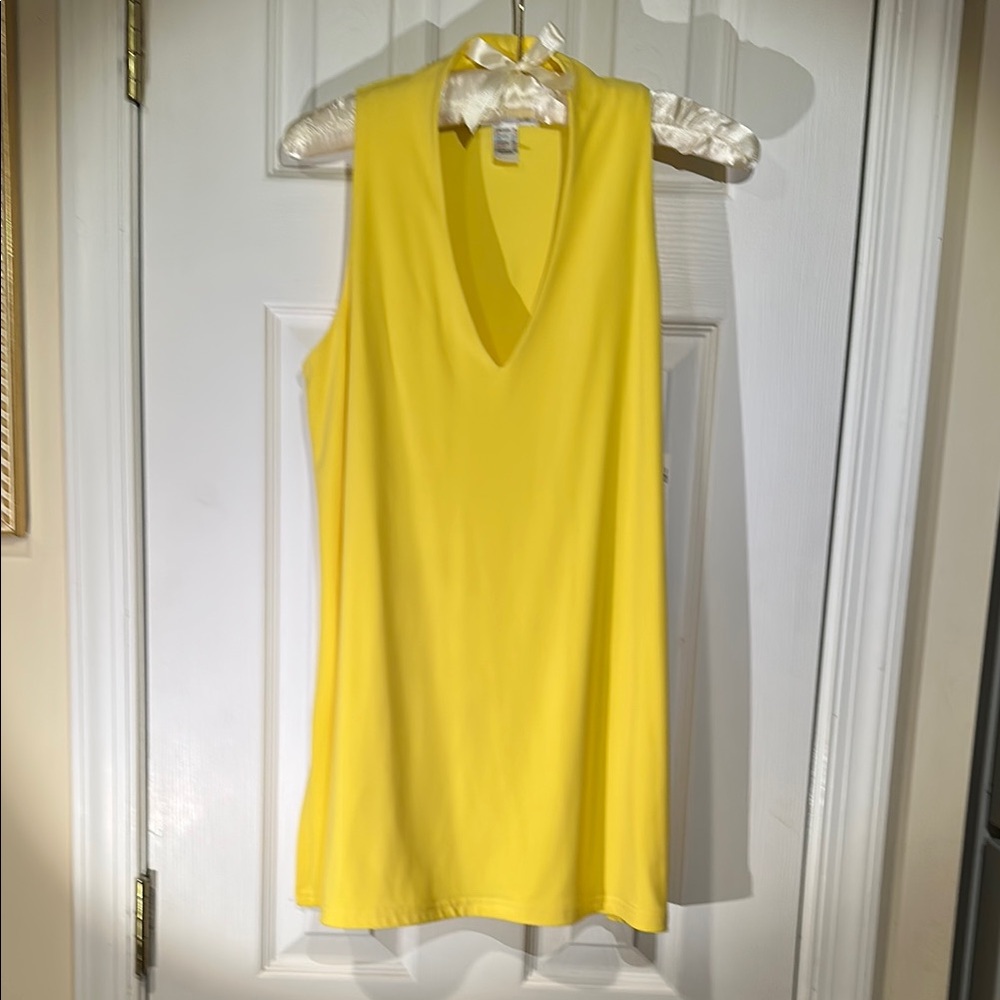 Vivid Yellow Sleeveless Women's Top NWT